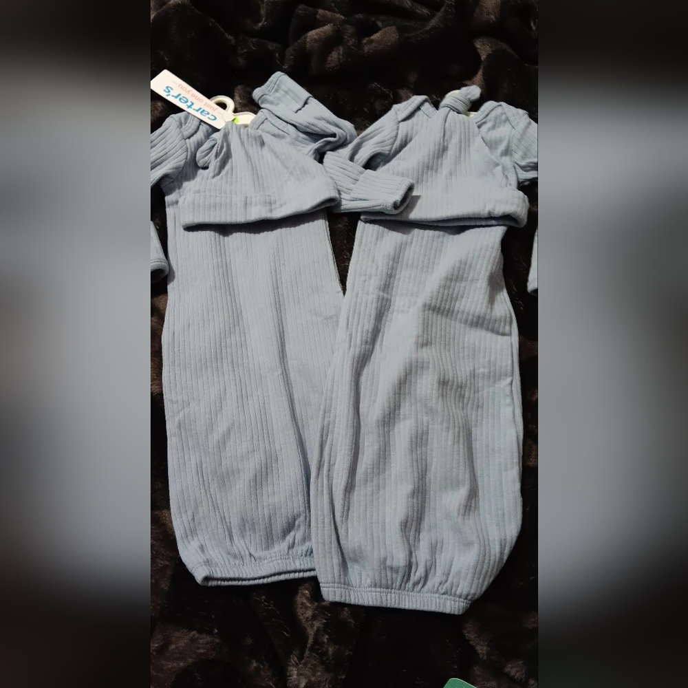 Preemie Sleep Gowns With Hats